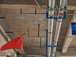 二七管廊支架的安装方法